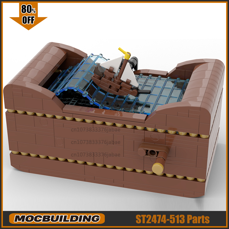 Coin Pusher Machine - Creative Toys Ship at Sea MOC