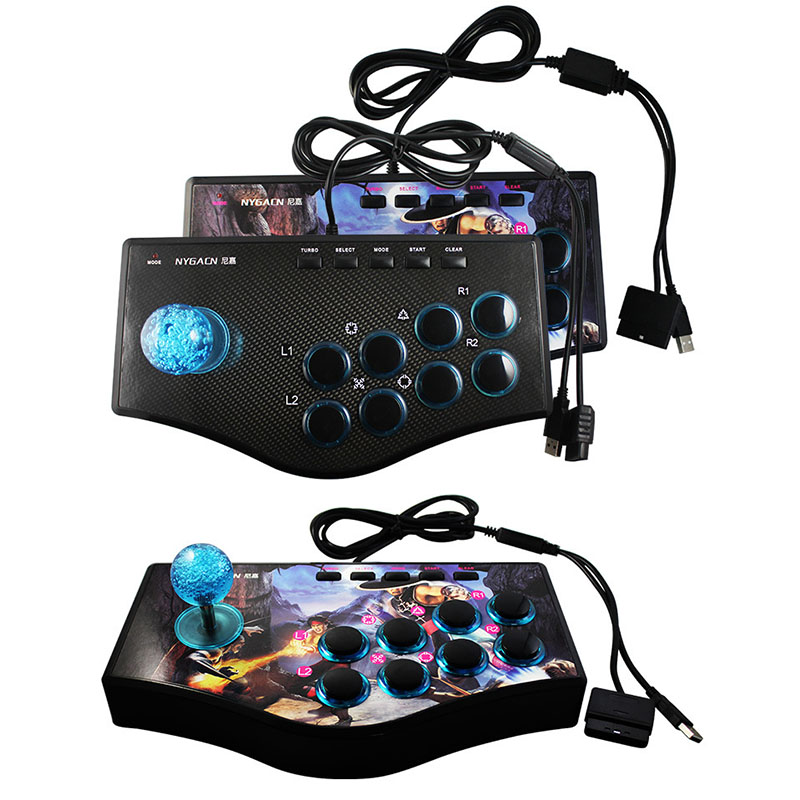 Arcade Vibes - FULL-Retro Arcade Game Rocker Controller Usb