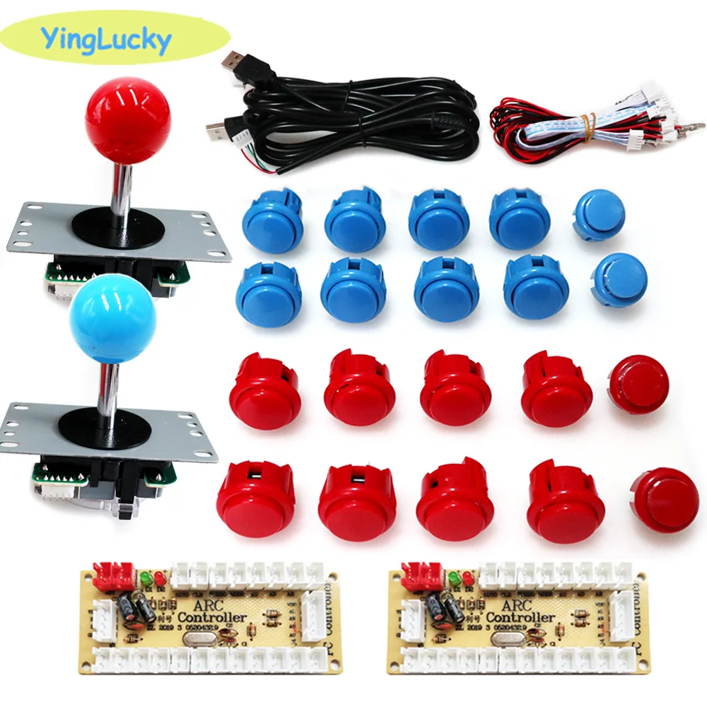 Arcade 2 Player Zero Delay Kit - مراجعة Joystick Arcade Parts وسعره