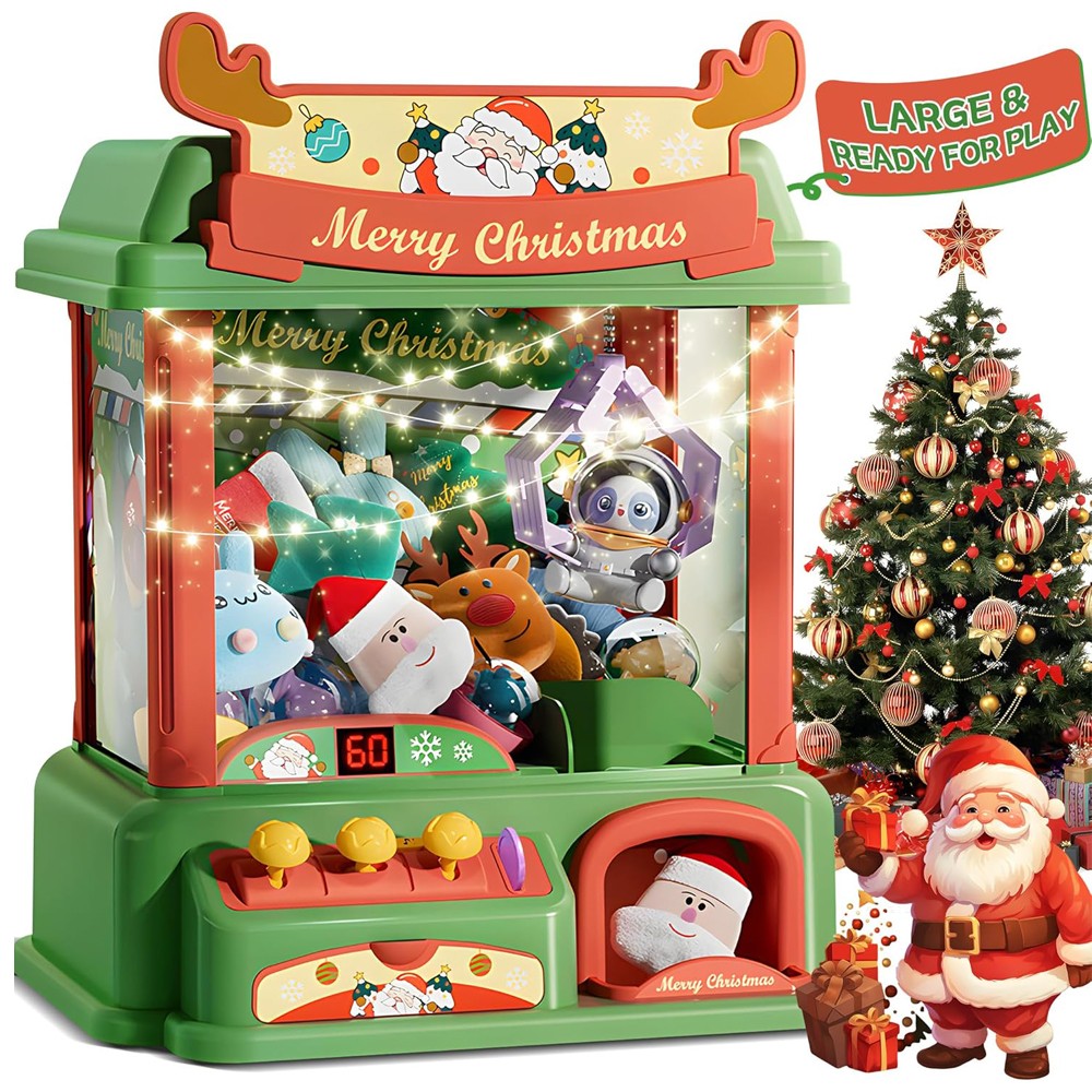 Christmas Claw Machine For Kid - مراجعة Vending Arcade Games وسعره