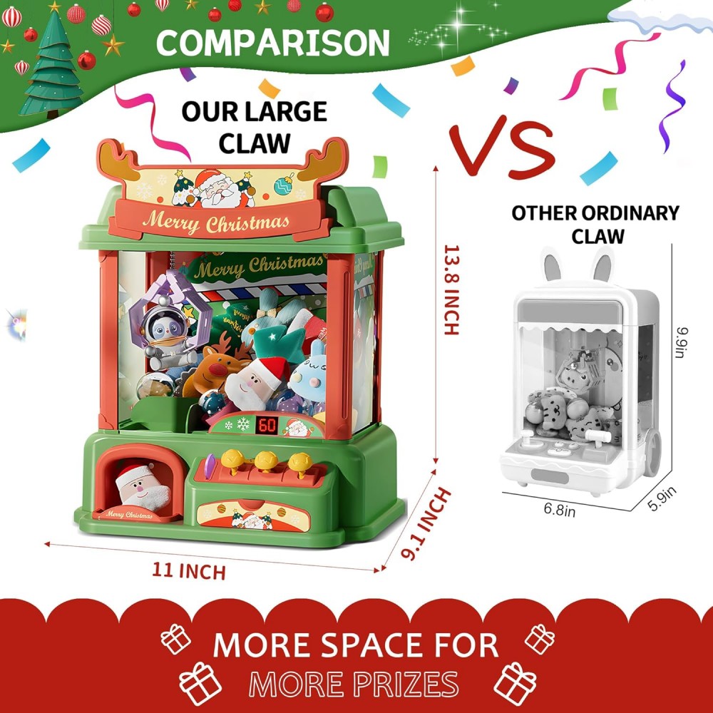 Christmas Claw Machine For Kid - مراجعة Vending Arcade Games وسعره