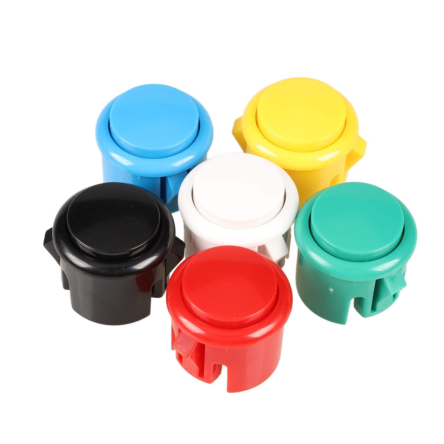 100 pcs Arcade buttons 30mm 24 - مراجعة Joystick Arcade Parts وسعره