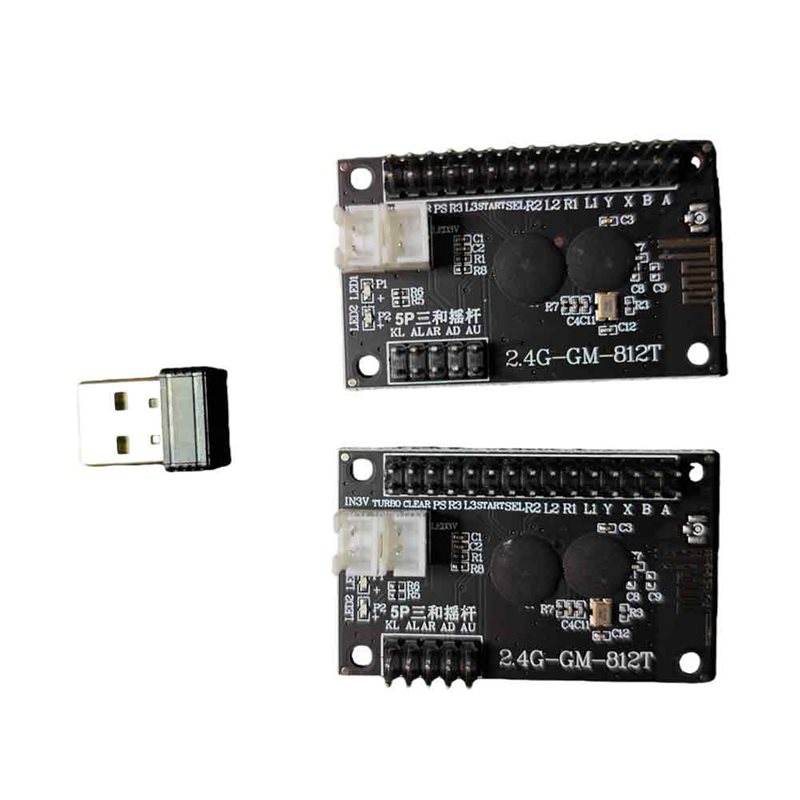 A99E-2.4G Wireless 2 Players F - مراجعة Joystick Arcade Parts وسعره