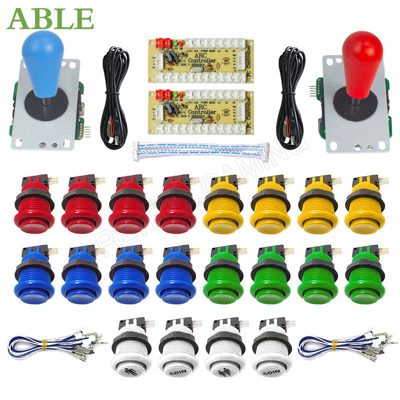 Arcade 2 Player Zero Delay Kit - مراجعة Joystick Arcade Parts وسعره