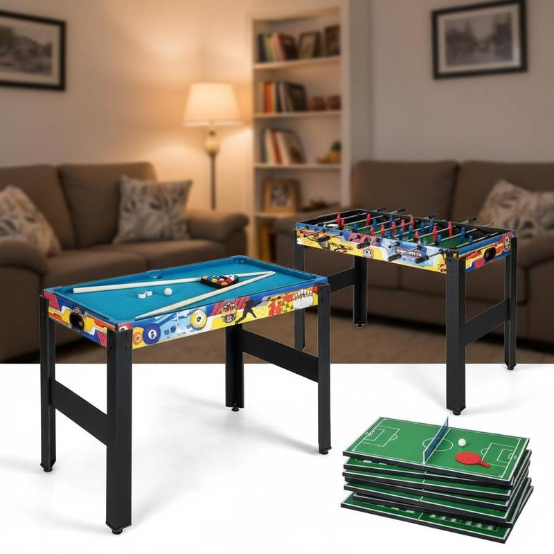 12-in-1 Combo Game Table Set w - مراجعة Air Hockey Table وسعره