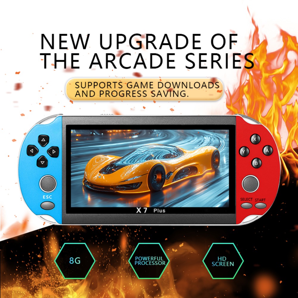 X7 Plus Handheld Game Console  - مراجعة Arcade Vibes وسعره