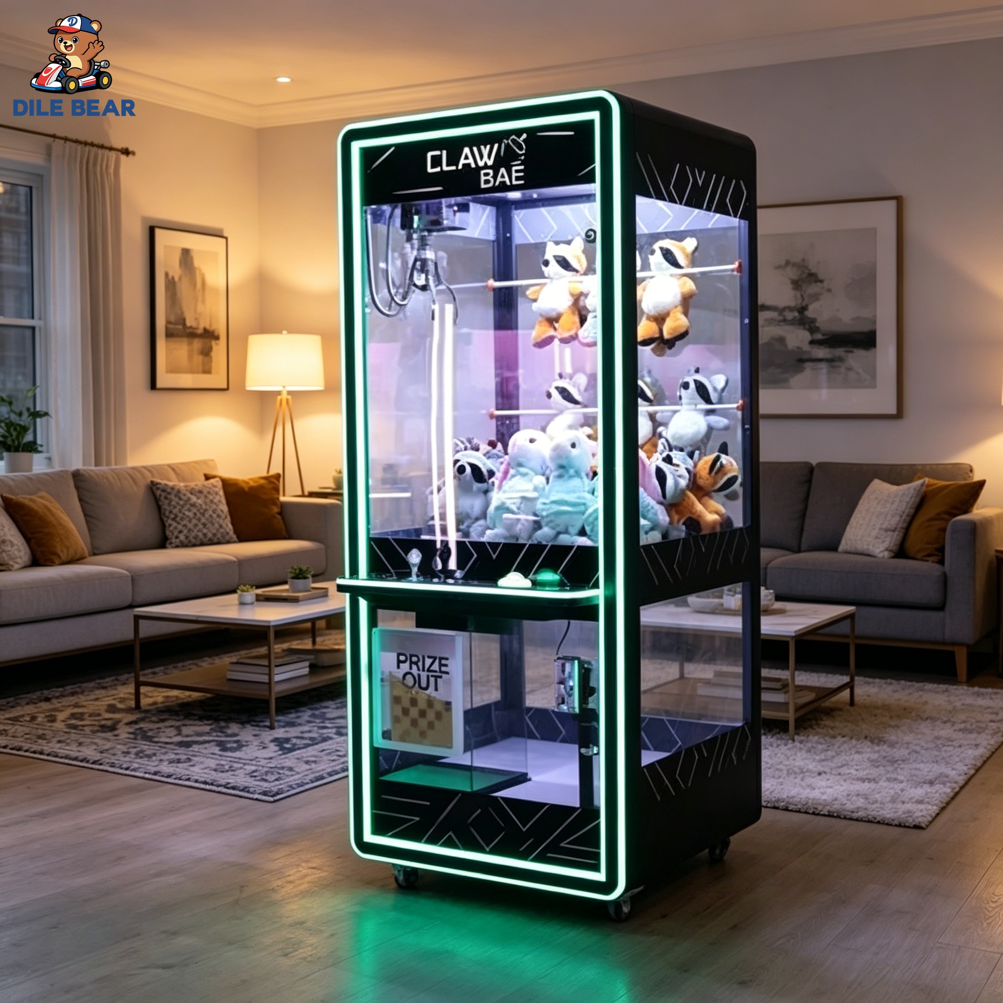 Black Claw Machine Modern Arca - مراجعة Vending Arcade Games وسعره