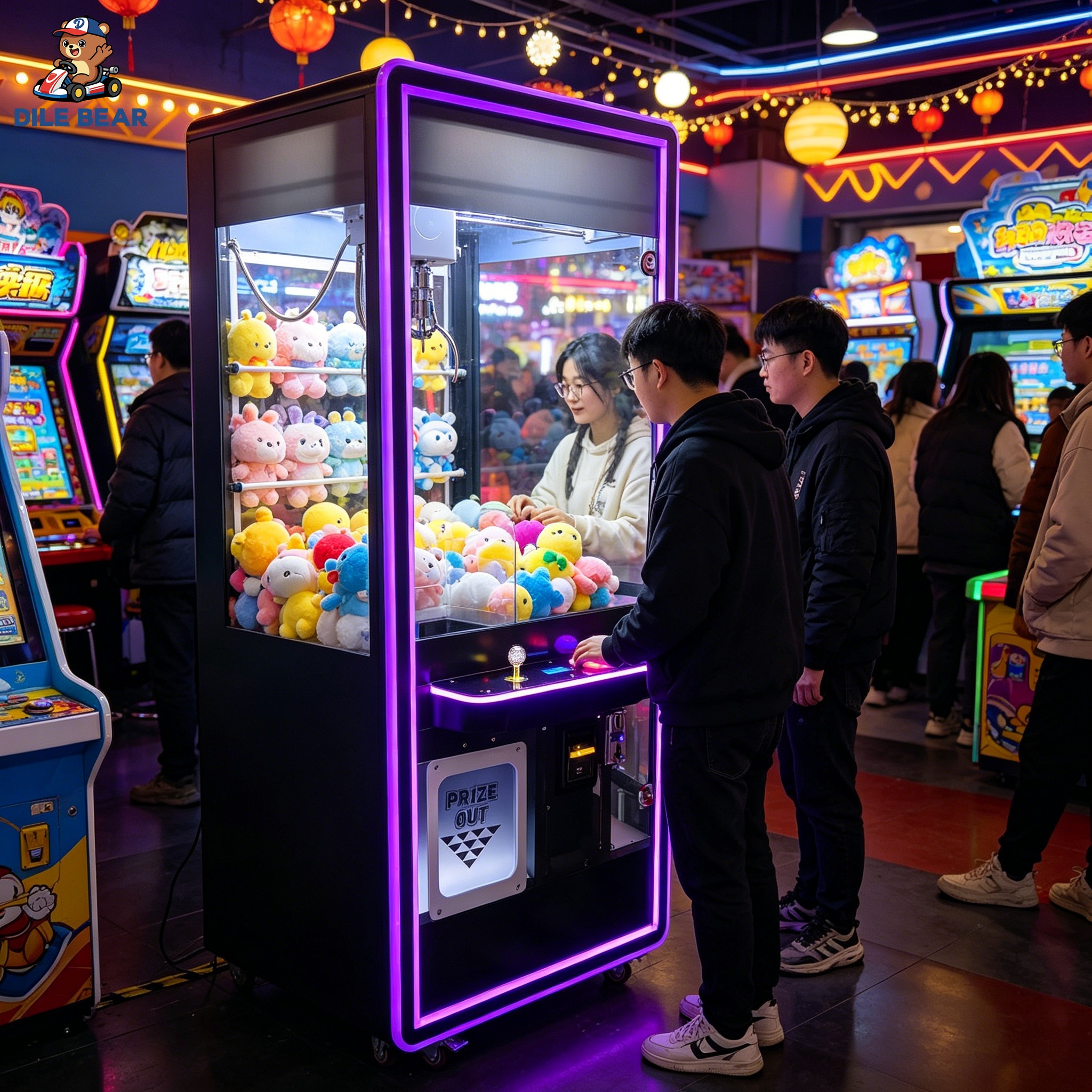 Black Claw Machine Modern Arca - مراجعة Vending Arcade Games وسعره