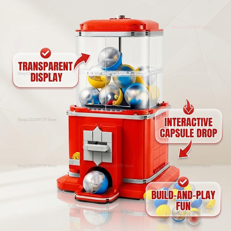 1343 PCS Vending Machine Build - مراجعة Vending Arcade Games وسعره
