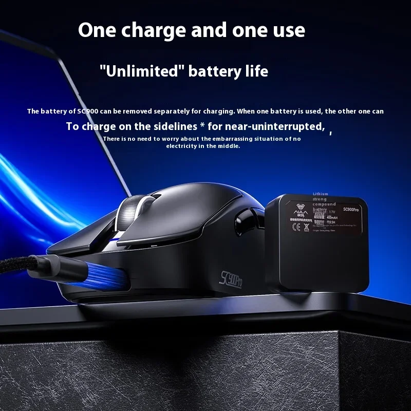 AULA SC900 Mouse Mouse Paw3950 - مراجعة Arcade No وسعره
