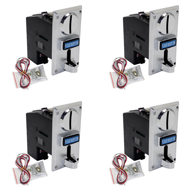 ABZZ-4X Programable Plastic Mu - مراجعة Coin Acceptor Selector وسعره