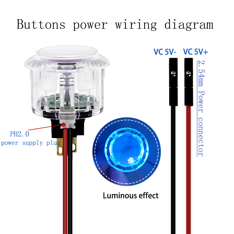 QANBA 30mm LED Arcade Buttons  - مراجعة Joystick Arcade Parts وسعره