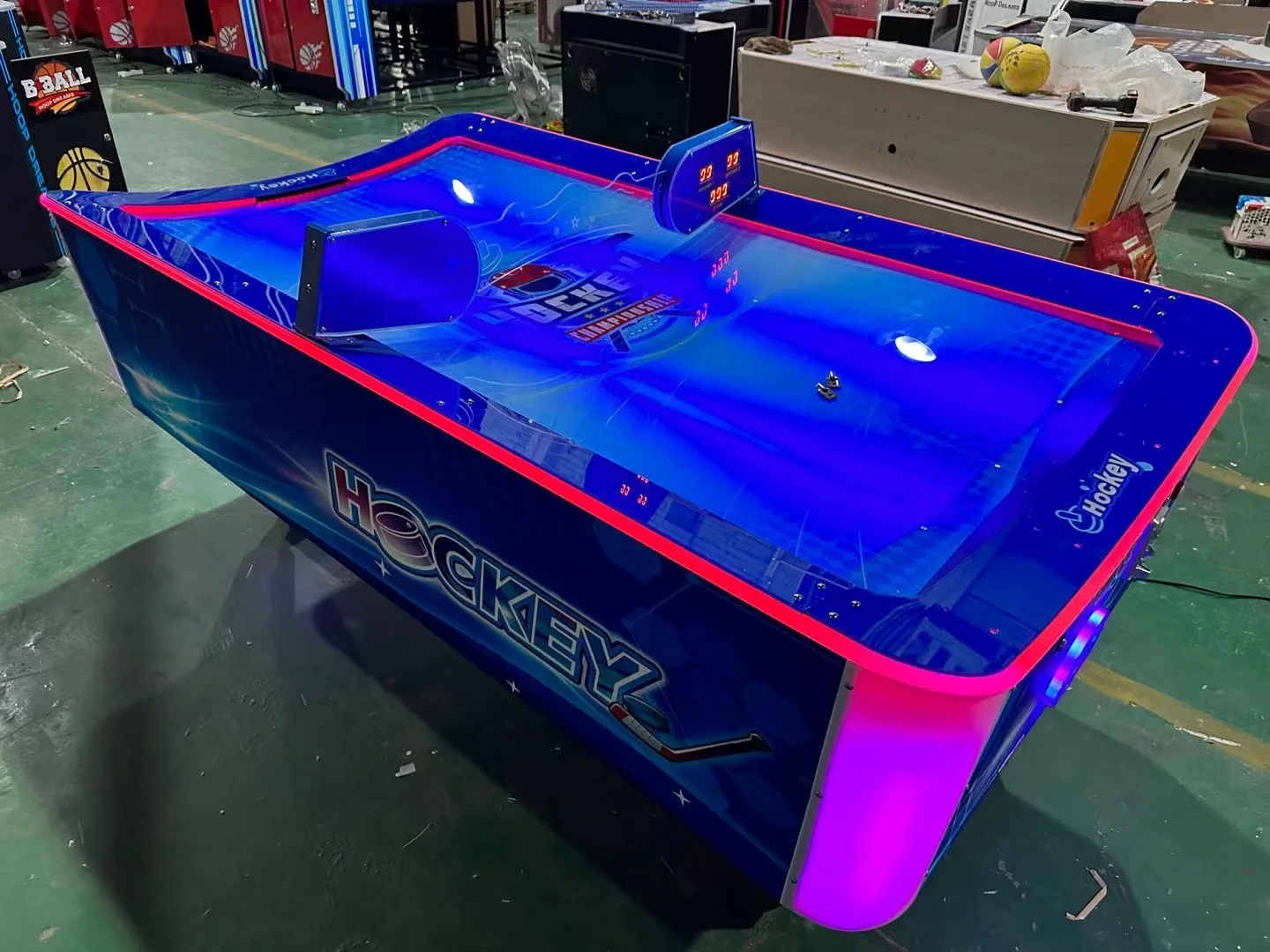Coin Operated Amusement Arcade - مراجعة Air Hockey Table وسعره