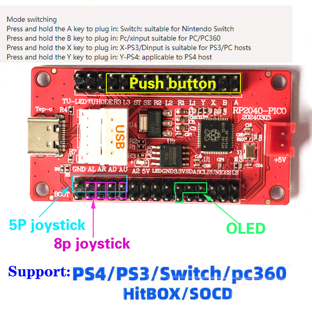 Raspberry Pi Pico Zero Delay U - مراجعة Joystick Arcade Parts وسعره