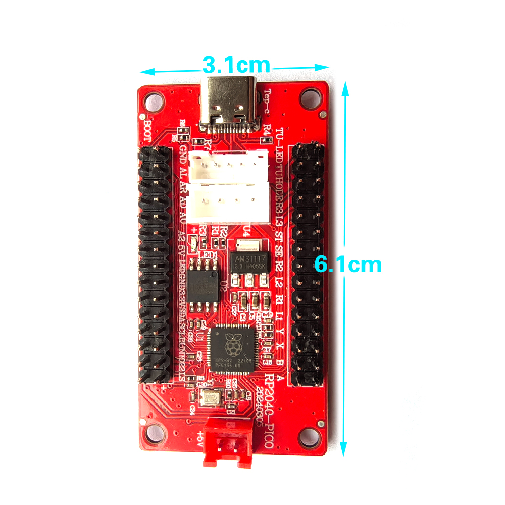 Raspberry Pi Pico Zero Delay U - مراجعة Joystick Arcade Parts وسعره