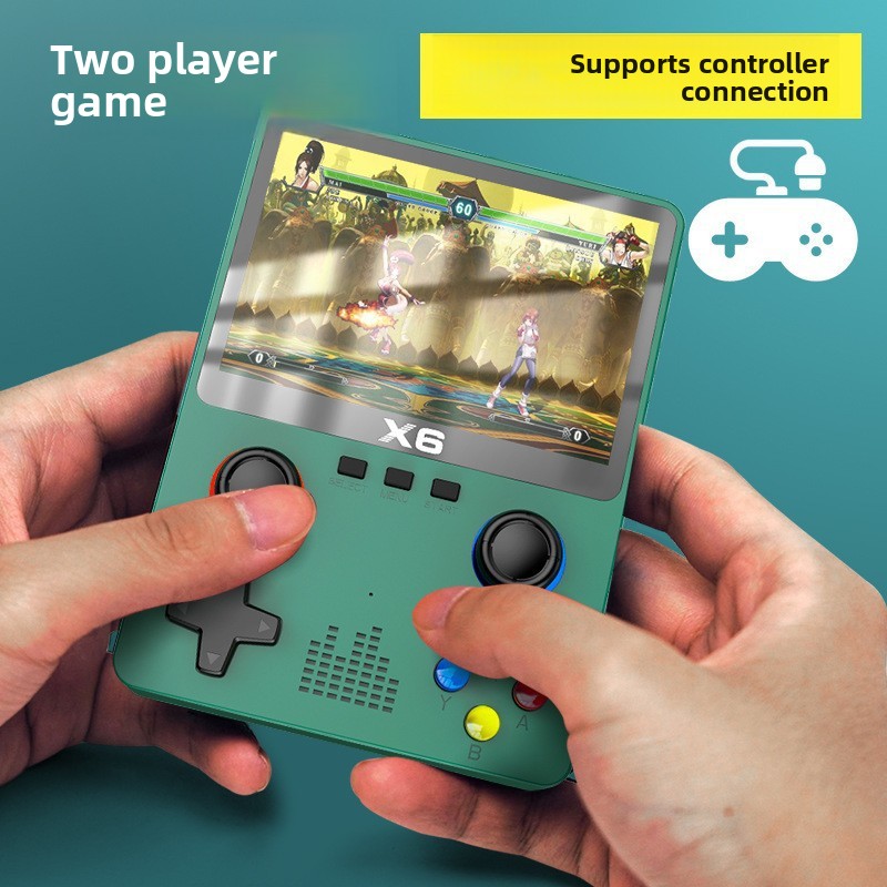 X6 game console handheld emula - مراجعة Joystick Arcade Parts وسعره