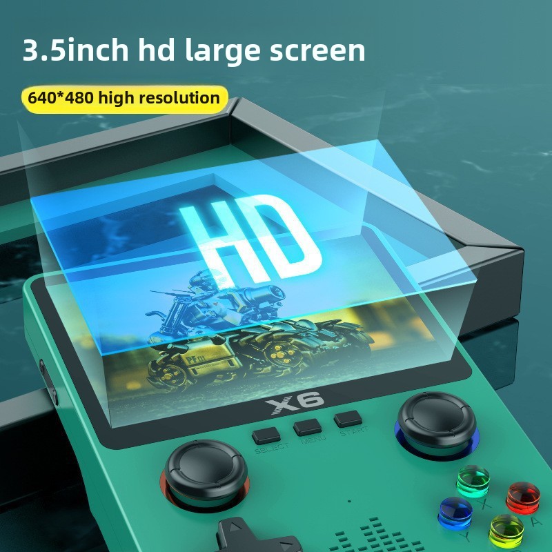 X6 game console handheld emula - مراجعة Joystick Arcade Parts وسعره