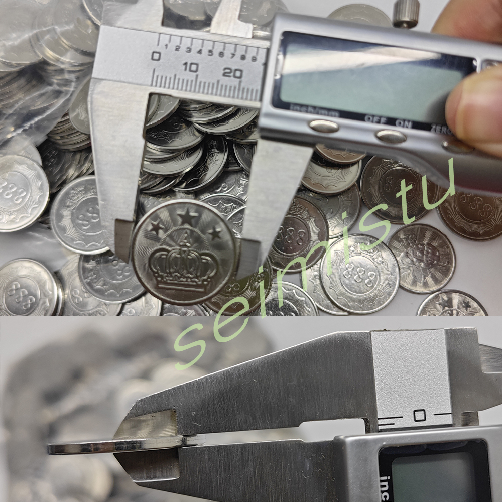 100pcs Stainless Steel 23/24/2 - مراجعة Coin Pusher Machine وسعره