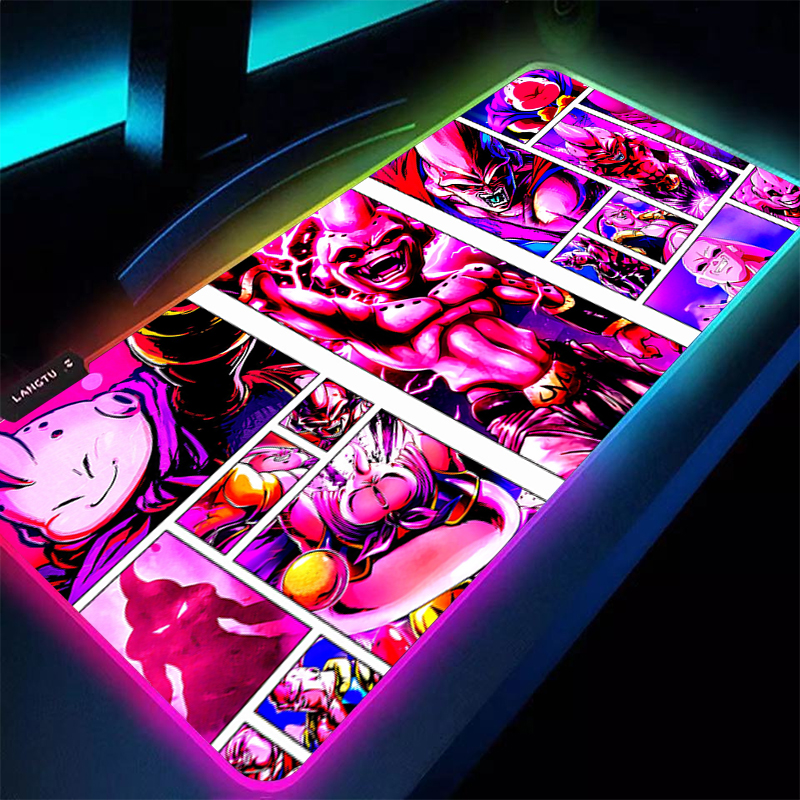 RGB Mouse Pad 90x40cm DBZ Drag - مراجعة Arcade No وسعره