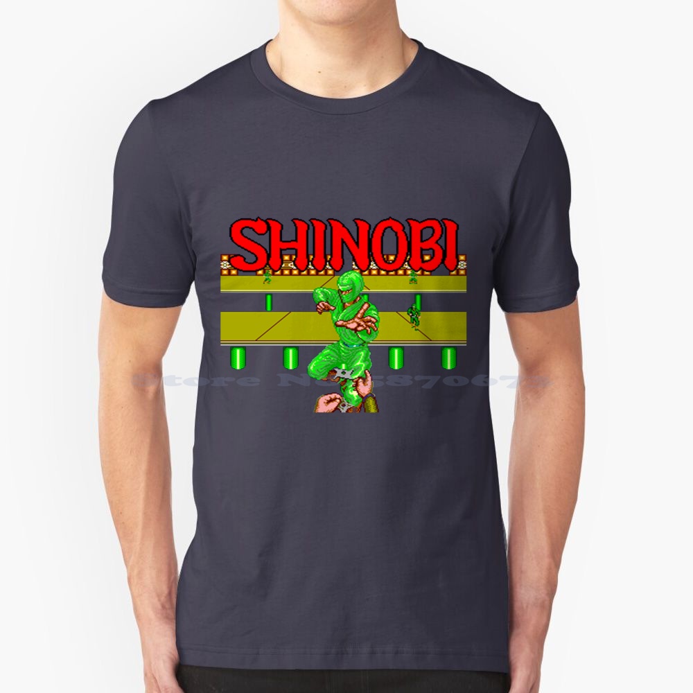 Shinobi T Shirt 100% Cotton Te - مراجعة Arcade No وسعره